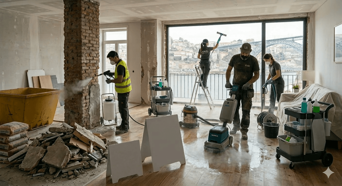 Limpeza pós-obra